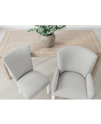 CLOSEOUT! Catriona Striped Upholstered Arm Chair, Created for Macy's