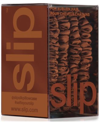 4-Pc. Pure Silk Back-to-Basics Skinny Scrunchies Set