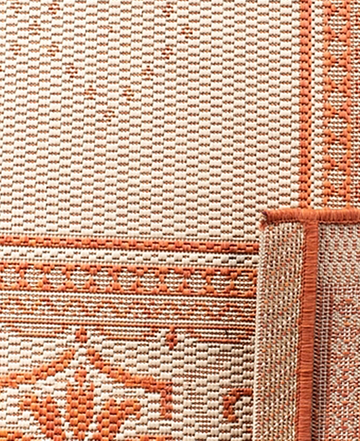 Safavieh Courtyard CY0901 Natural and Terra 8' x 11' Outdoor Area Rug