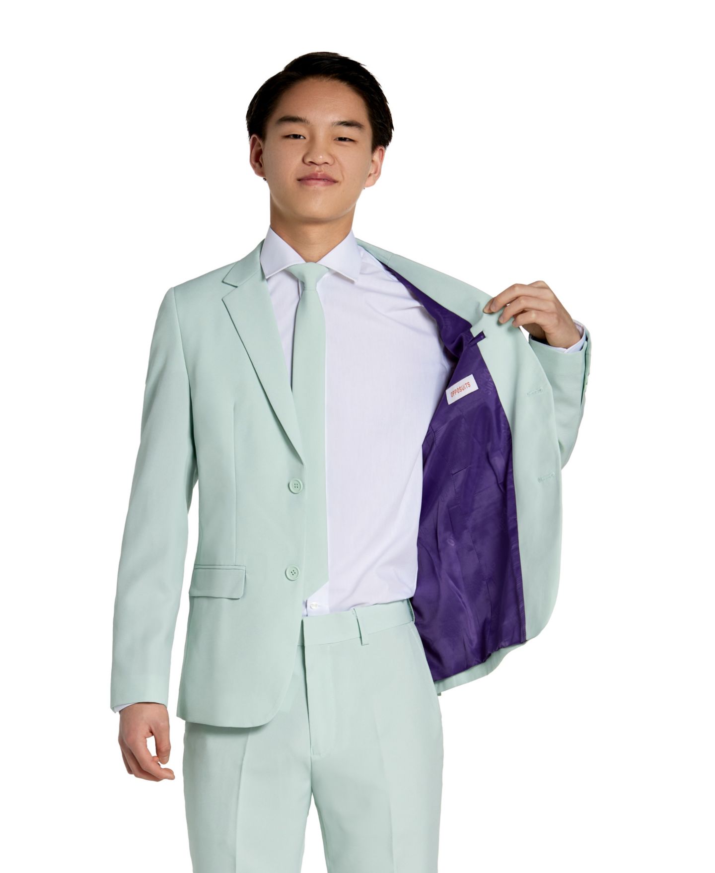 Костюм-тройка OppoSuits Magic Mint для мальчиков-подростков, цвет: Бирюзовый / Мятный — фото 4