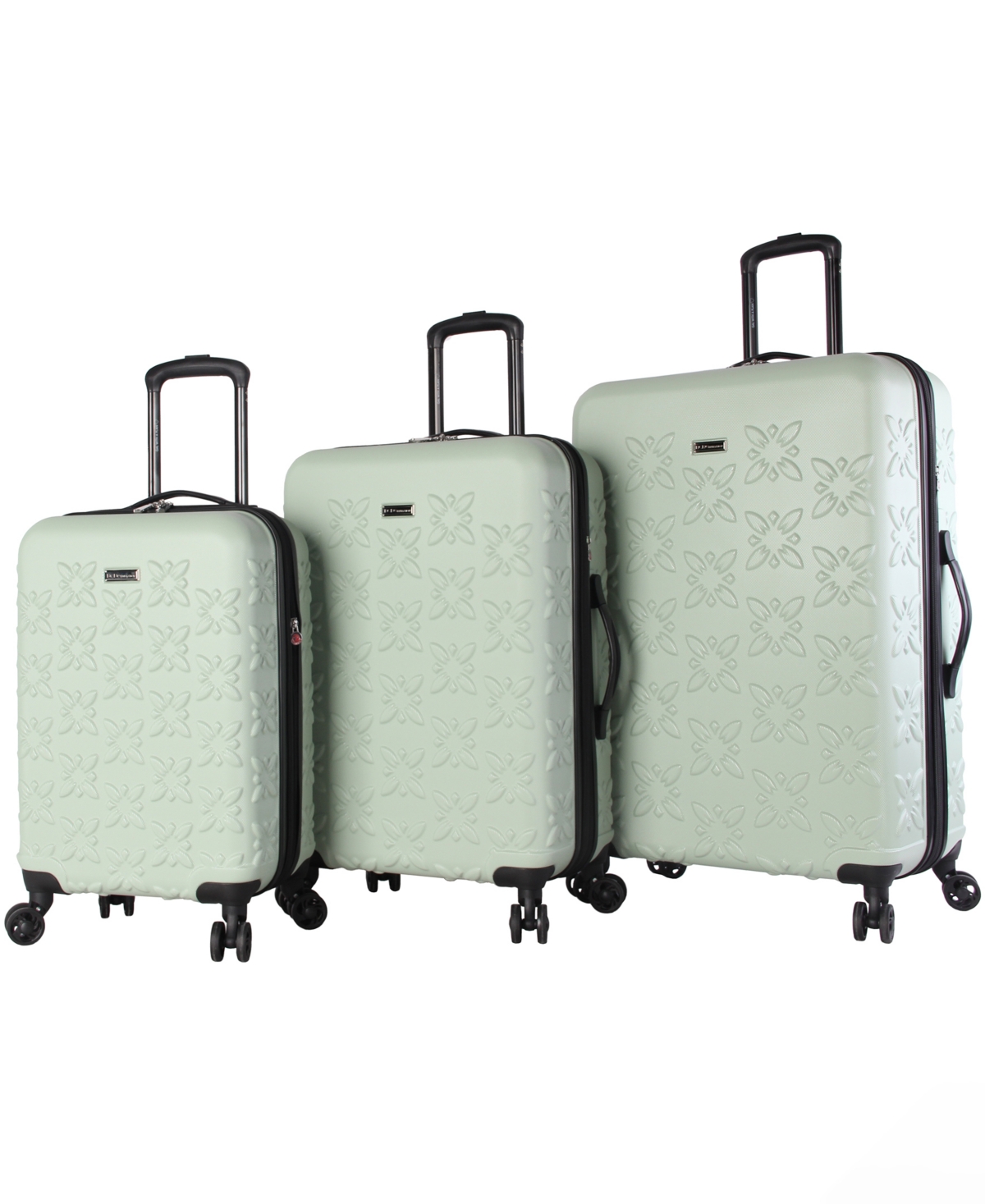 Shop Bcbg Eneration 3 Piece Luggage Set In Sage Green