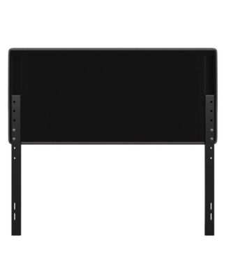 Coppola Full Size Powder Coated Metal Frame Tufted Upholstered Adjustable Slot Headboard