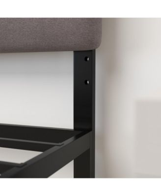 Coppola King Headboard With Tufted Upholstery And Powder Coated Metal Frame