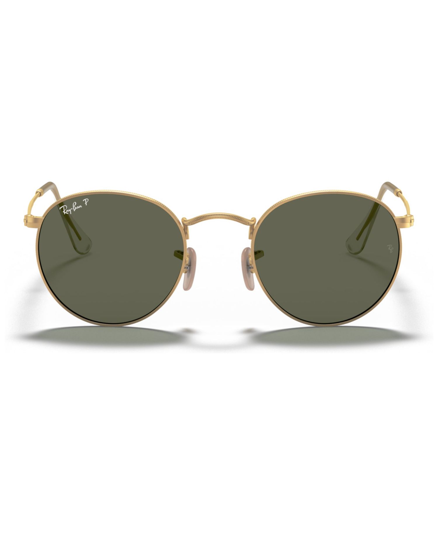 Men's Polarized Sunglasses, Round Metal RB3447