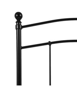 Kildare Twin Metal Headboard Contemporary Arched Headboard With Adjustable Rail Slots