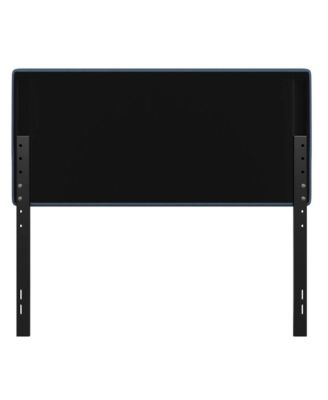 Coppola Full Size Powder Coated Metal Frame Tufted Upholstered Adjustable Slot Headboard