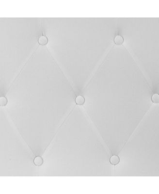 Arched Twin Button Tufted Upholstered Headboard