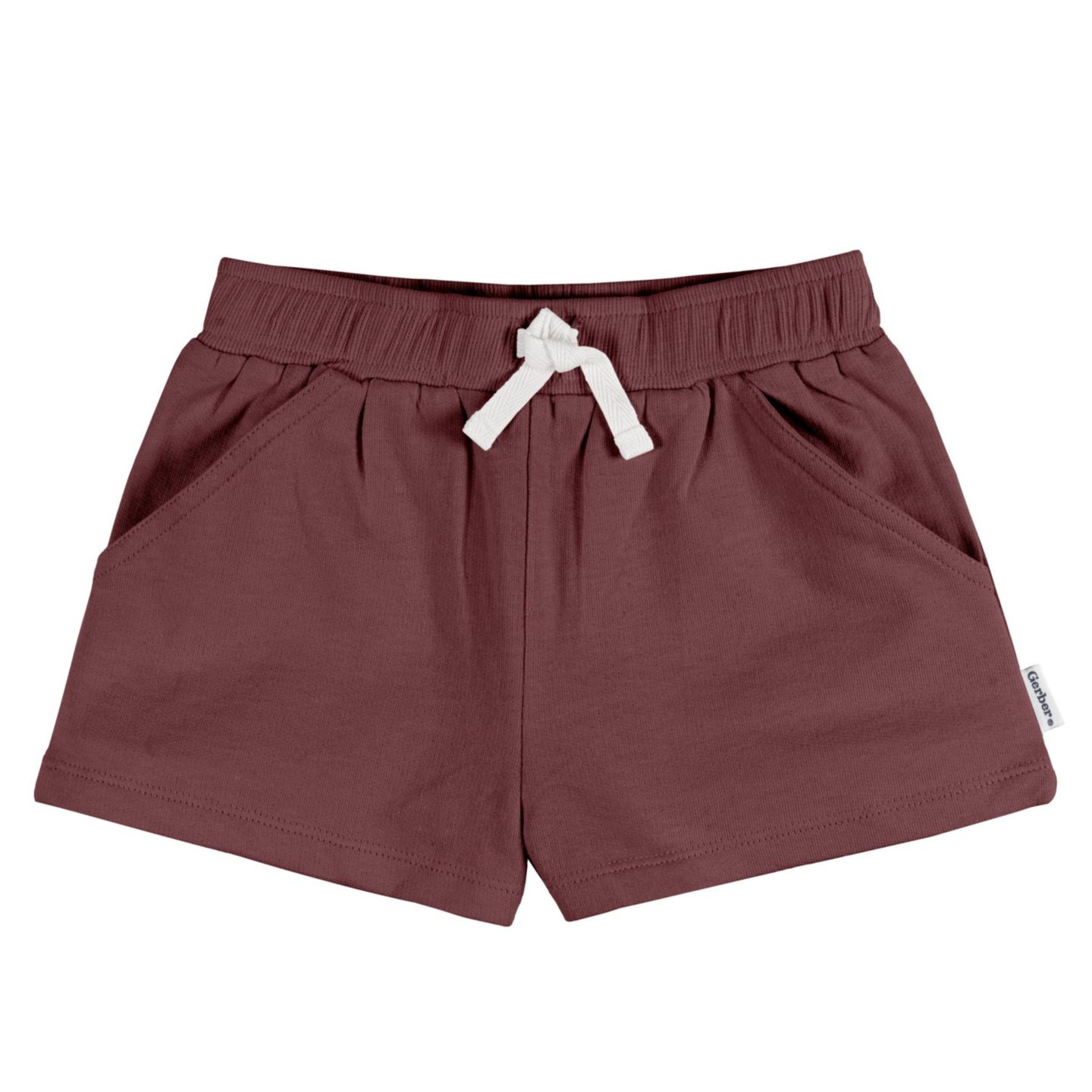 Шорты Gerber Knit Shorts, 3-Pack для девочек-малышей, цвет: Dusty Pinks — фото 2