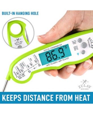 Instant Read Food Thermometer - Waterproof Digital Meat Thermometer