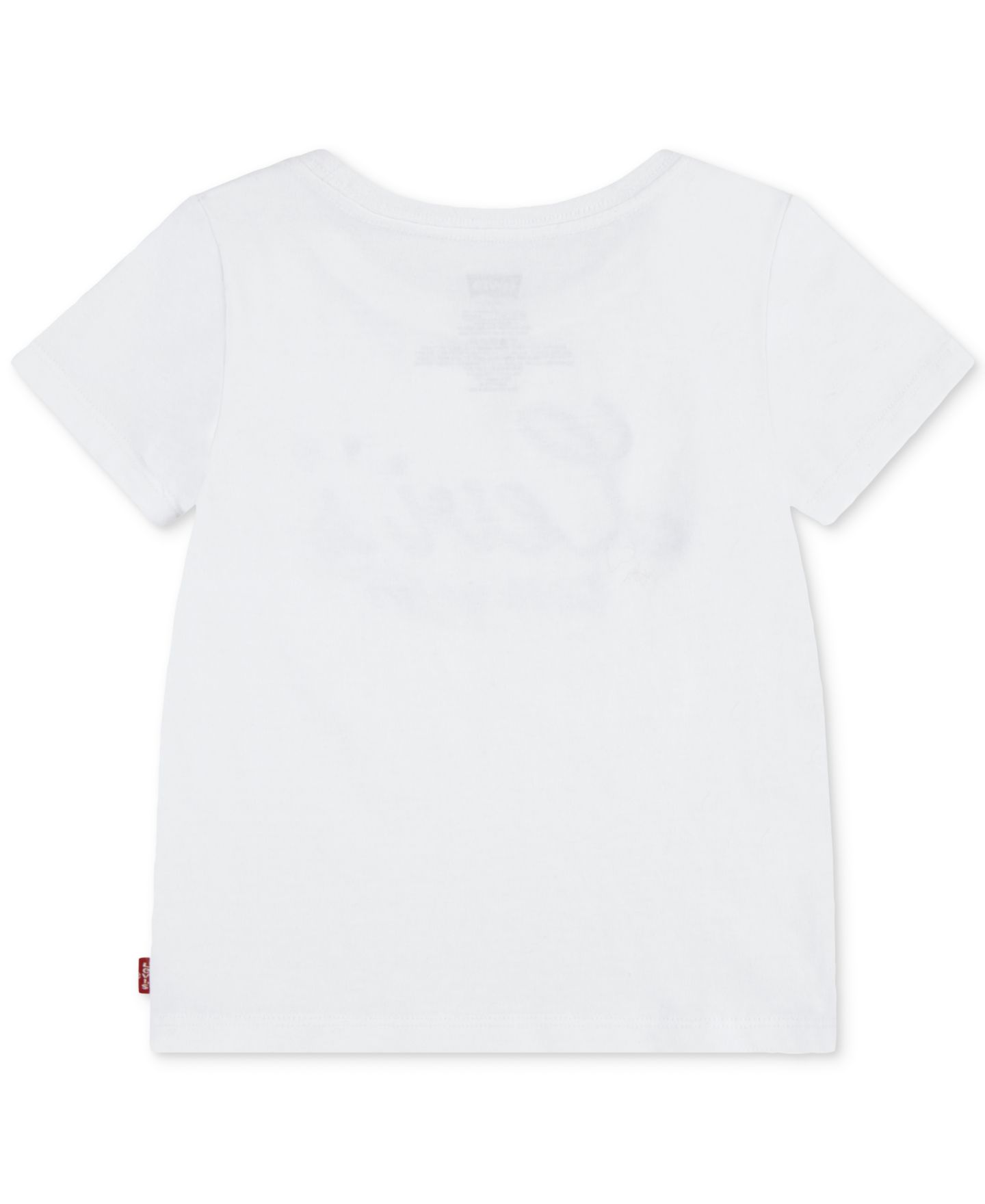 Футболка Levi's Script Logo Graphic T-Shirt для девочек, цвет: Яркий белый — фото 2