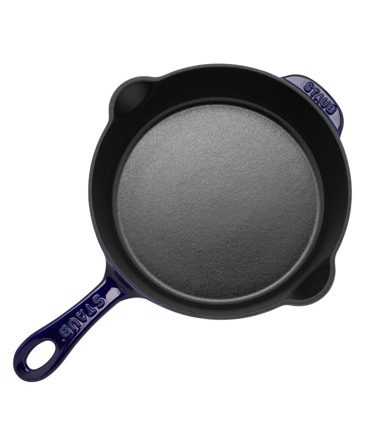 Staub Cast Iron 8.5in Dark Blue Traditional Deep Skillet In Indigo