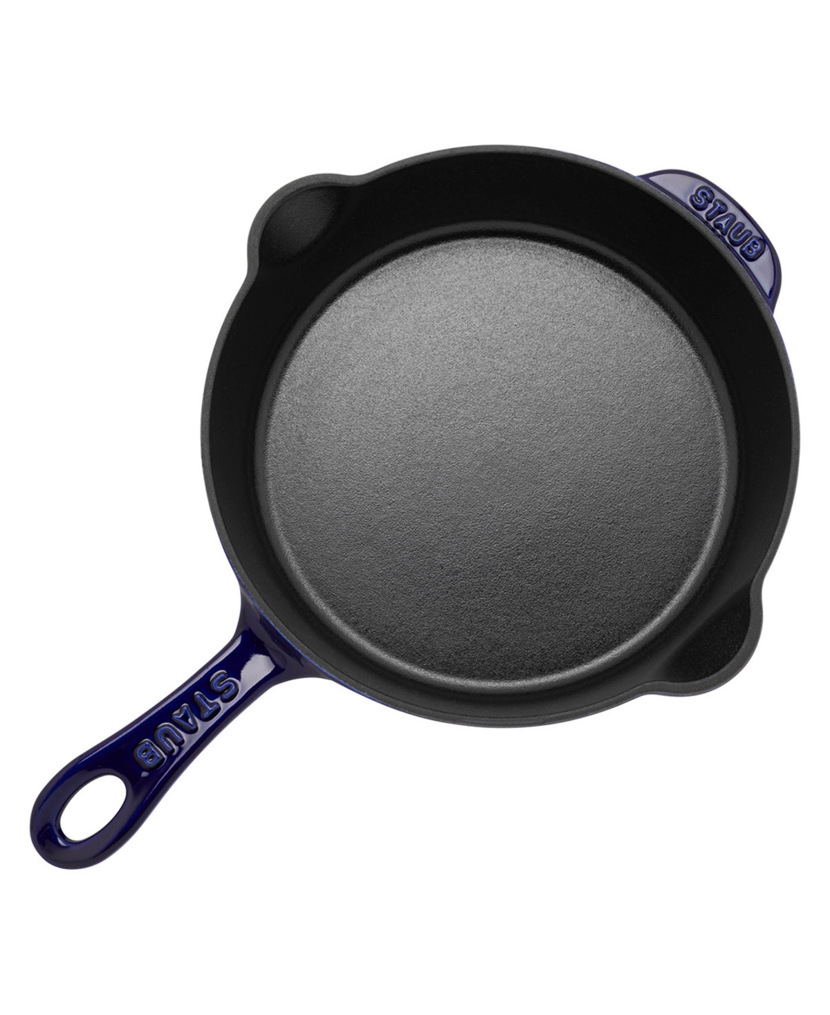 Shop Staub Cast Iron 8.5" Traditional Deep Skillet In Indigo