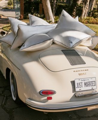 2-Pc. Pure Silk "Just Married" Queen Pillowcase Set