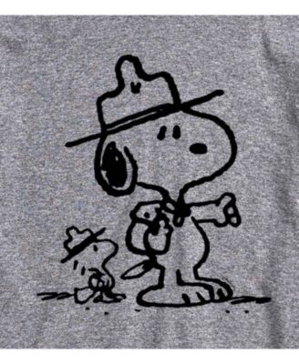 Hybrid Apparel Peanuts Outdoor Mens Short Sleeve Tee