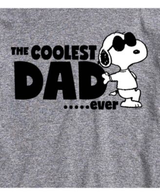 Hybrid Apparel Peanuts Dad Mens Short Sleeve Tee