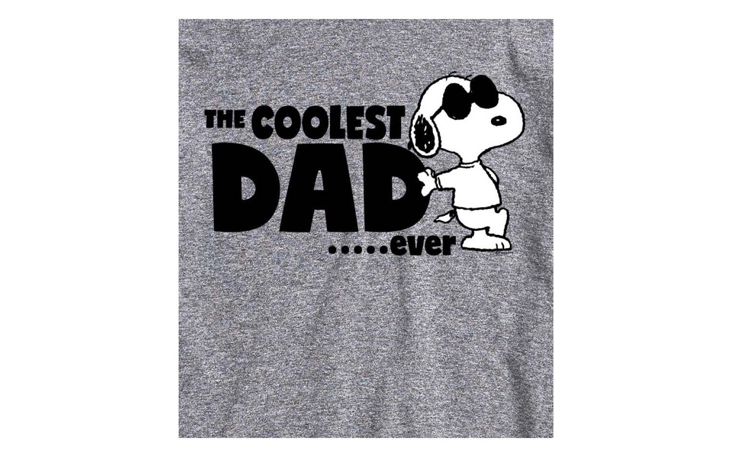 Hybrid Apparel Peanuts Dad Mens Short Sleeve Tee