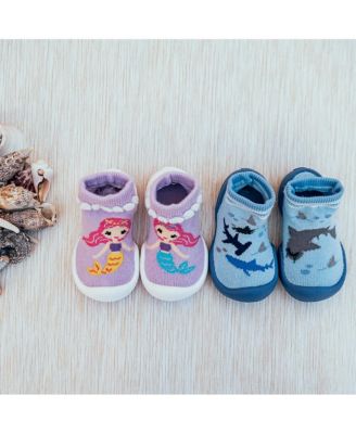 Baby Boy First Walk Sock Shoes Shark Tank