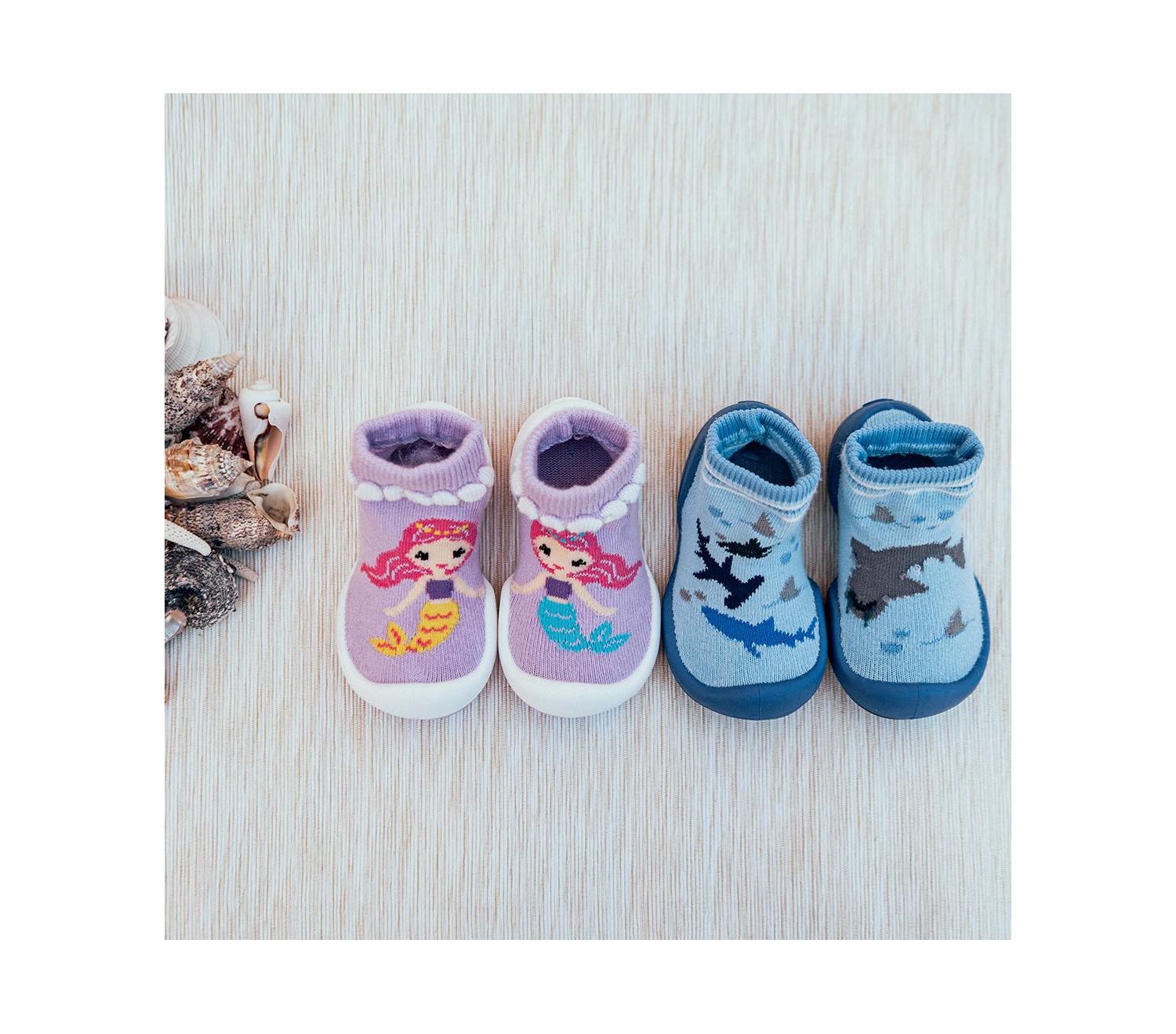 Baby Boys First Walk Sock Shoes Shark Tank