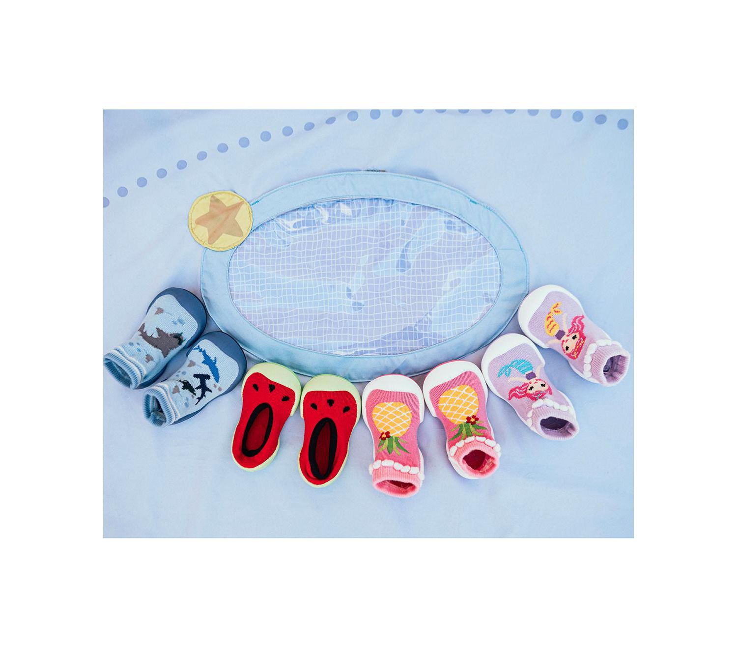 Baby Boys First Walk Sock Shoes Shark Tank