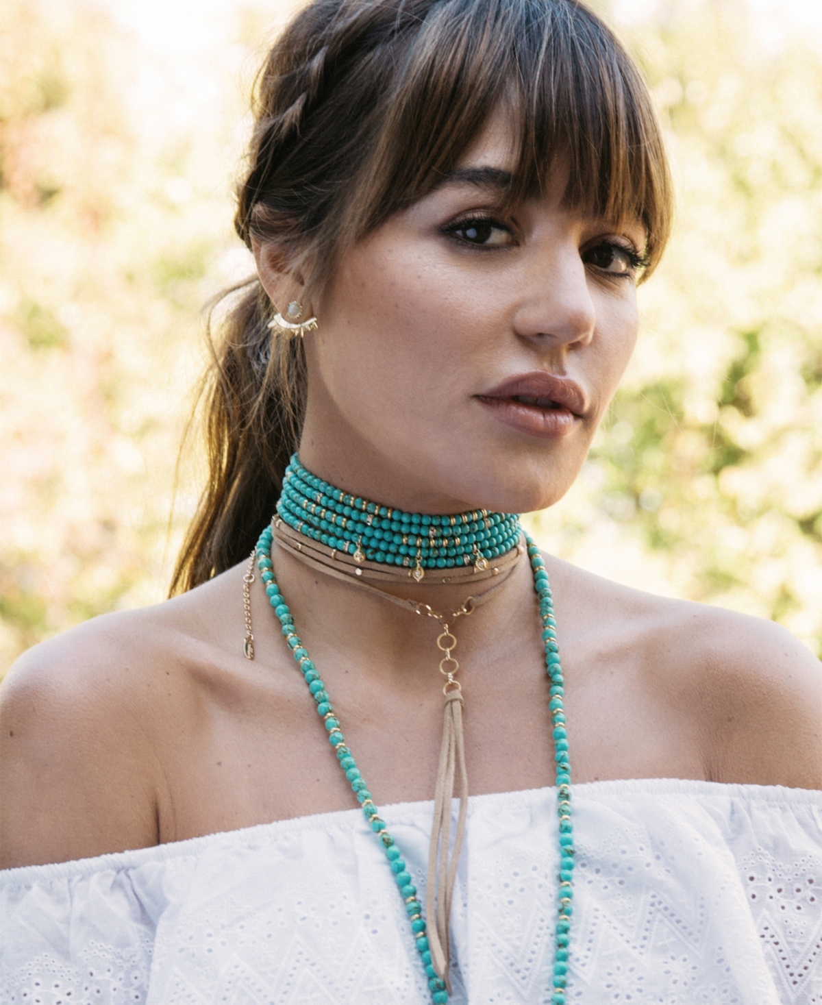 Ettika Surprise 18k Gold Plated Necklace In Turquoise