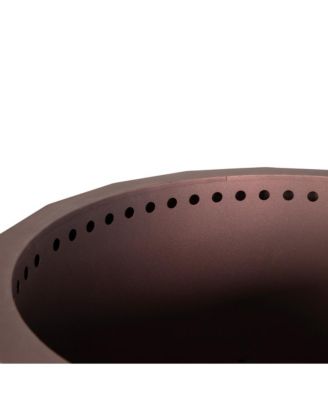 Aries Portable Steel Smokeless Wood Burning Outdoor Firepit with Waterproof Cover