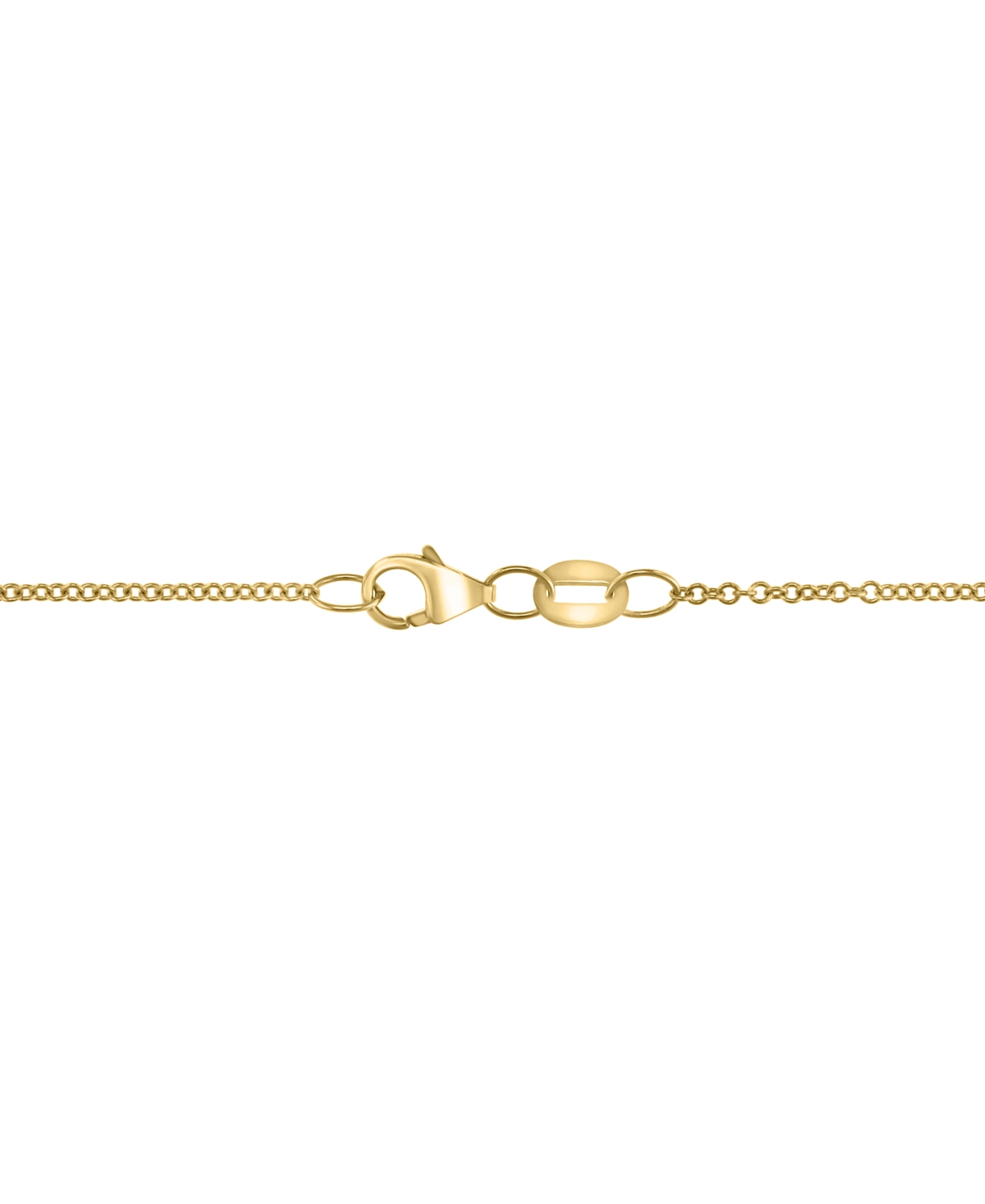 Effy Collection Effy Ruby (3-1/4 Ct. T.w.) & Diamond (1/6 Ct. T.w.) Swirl 18" Pendant Necklace In 14k Gold In Sapphire