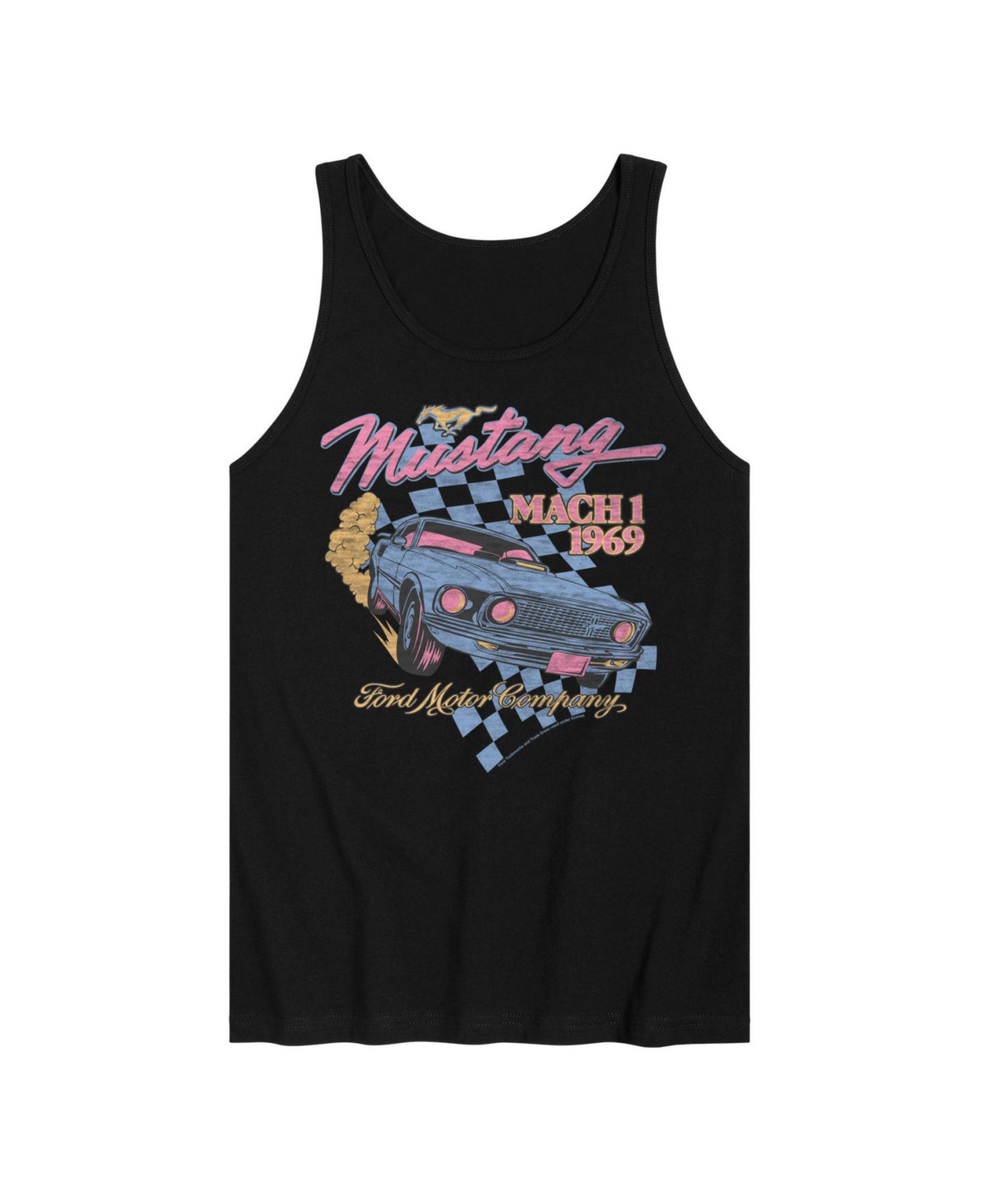 Мужской топ AIRWAVES Hybrid Apparel Ford Mustang Jersey, цвет: Чёрный — фото 1