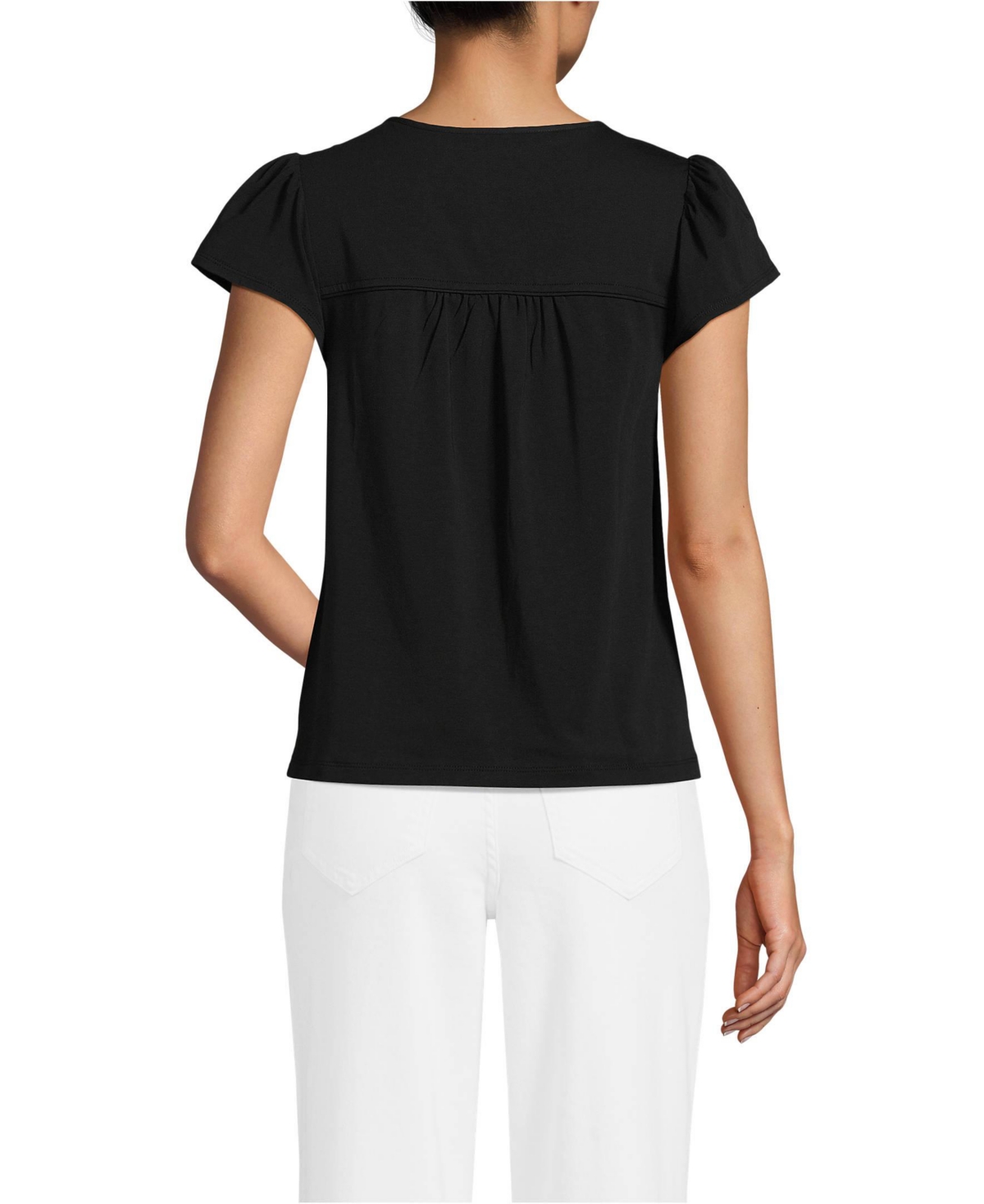 Lands' End Women's Lightweight Jersey Top