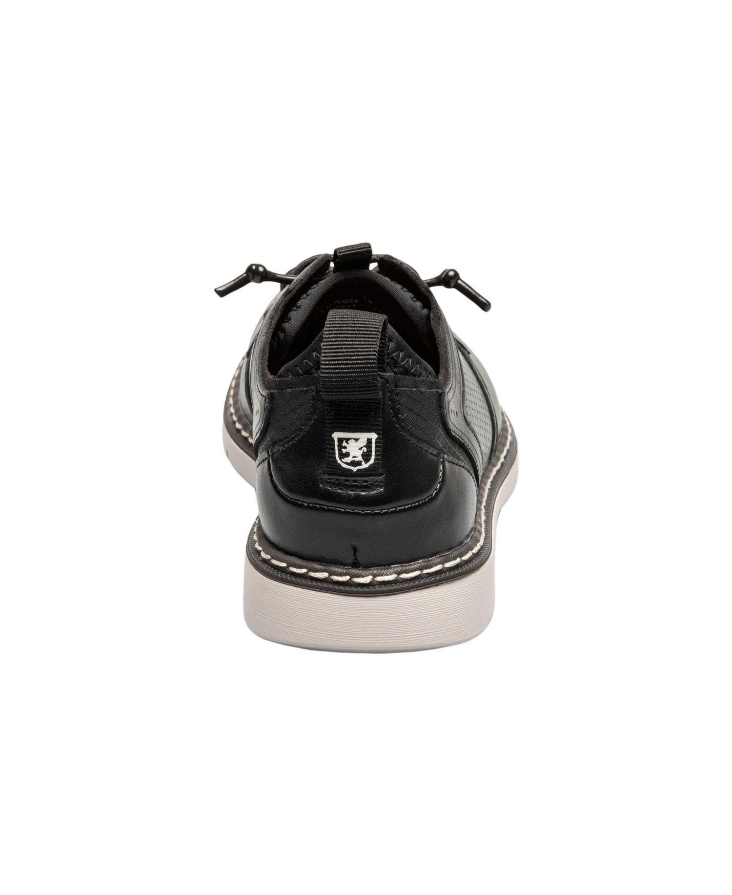 Little and Big Boys Sync Plain Toe Elastic Lace Up Dress Shoe