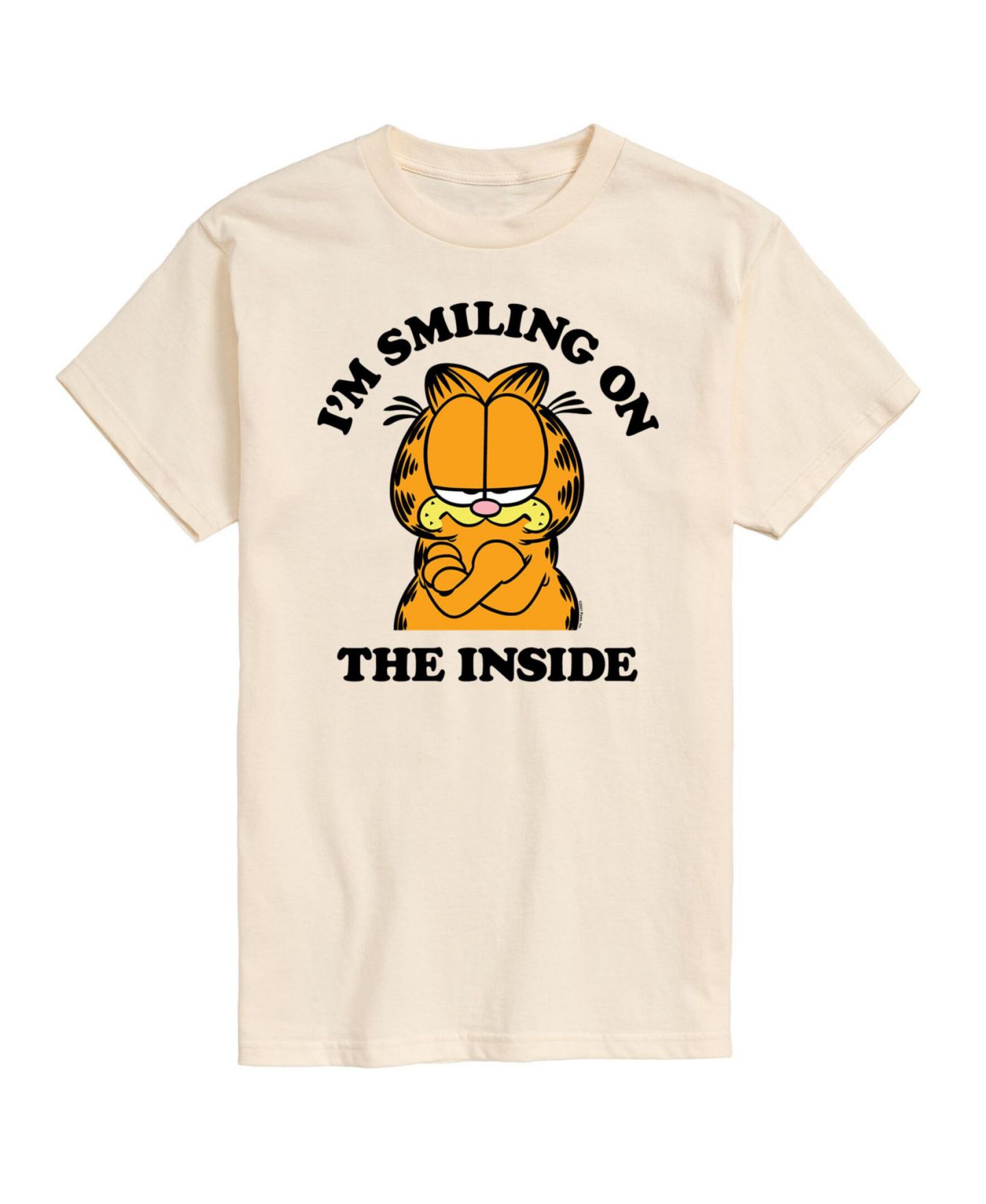 Мужская футболка AIRWAVES Hybrid Apparel Garfield Smiling Short Sleeve, цвет: Ath Hthr — фото 6