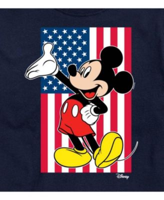 Hybrid Apparel Mickey Flag Mens Short Sleeve Tee
