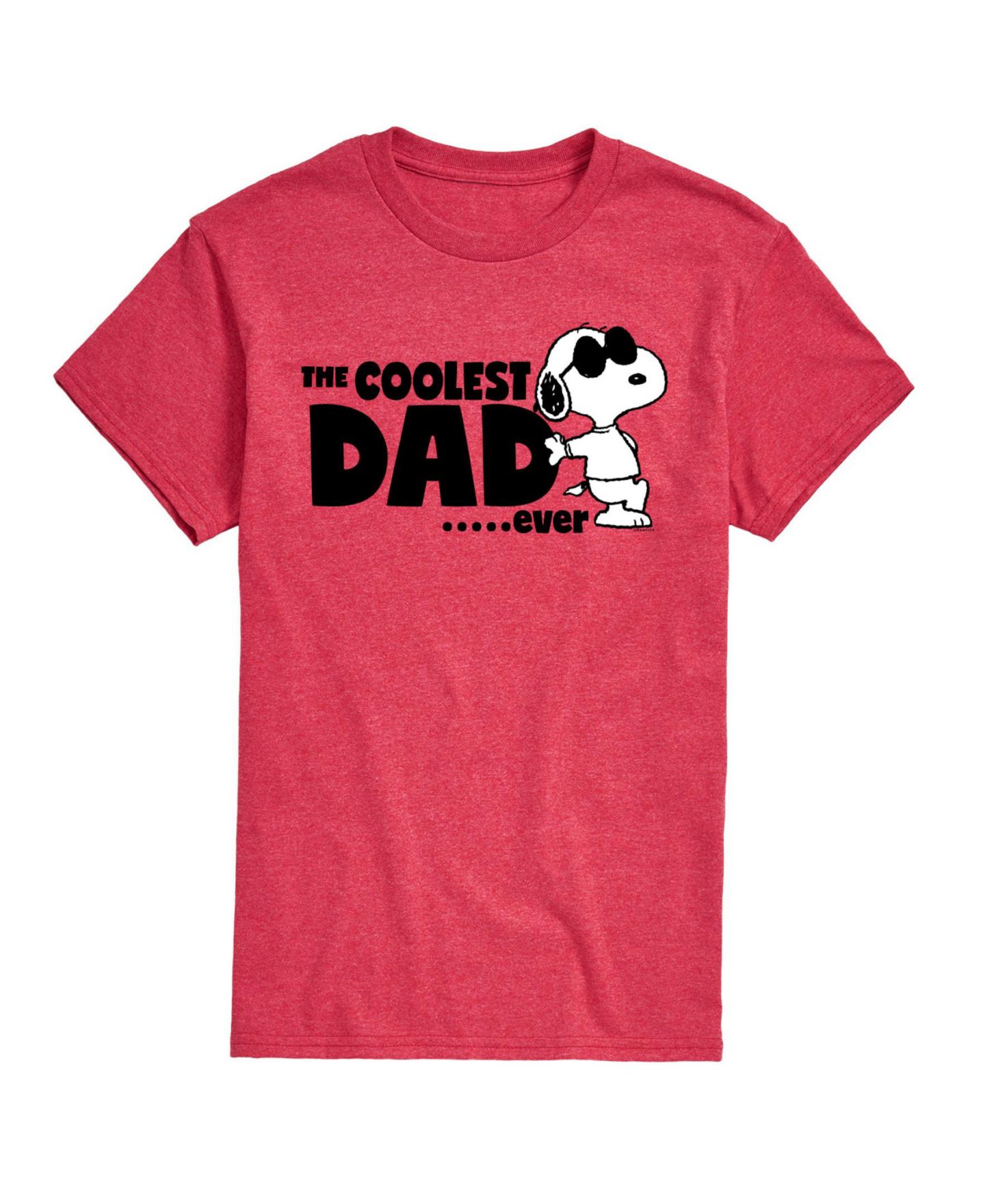 Мужская футболка AIRWAVES Hybrid Apparel Peanuts Dad Short Sleeve, цвет: Ath Hthr — фото 9