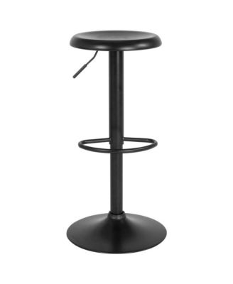 Audrey Retro Style Height Adjustable Barstool With Footrest