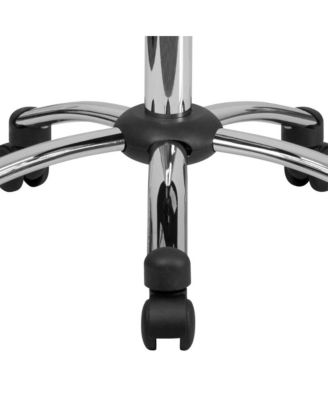 Medical Ergonomic Stool With Chrome Base