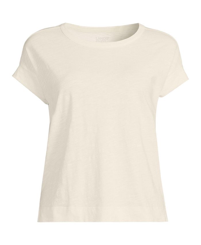 Lands' End Women's Slub TShirt Macy's