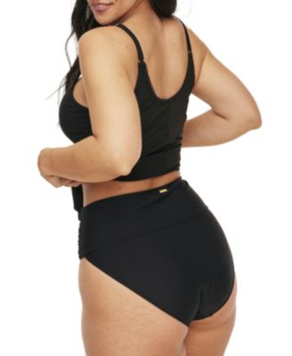 Marseille Women's Plus-Size Swimwear High Waist Bikini Panty