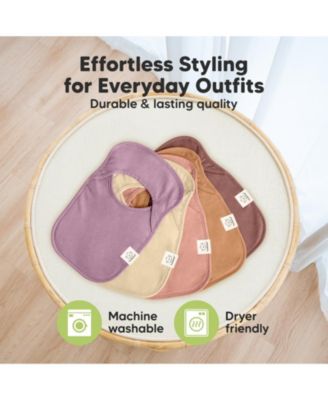 8-Pack Baby Bibs for Boys, Girls, Pull-on Bibs, Baby Drool Bibs for Baby Boy, Baby Girl, Baby Bib Unisex