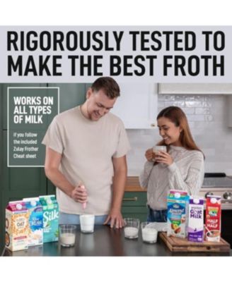 Milk Frother Whisk Handheld Electric Foam Maker with Batteries Included