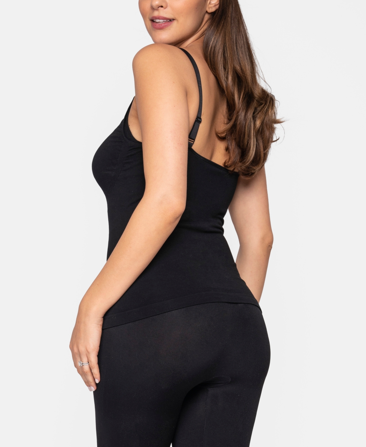 Seraphine Women's Maternity Nursing Vests - Twin Pack - Black  Blush Set