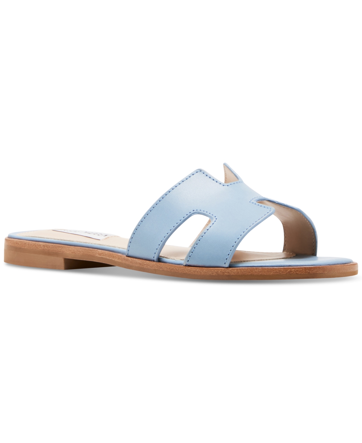 Shop Steve Madden Women's Hadyn Slide Sandals In Light Blue