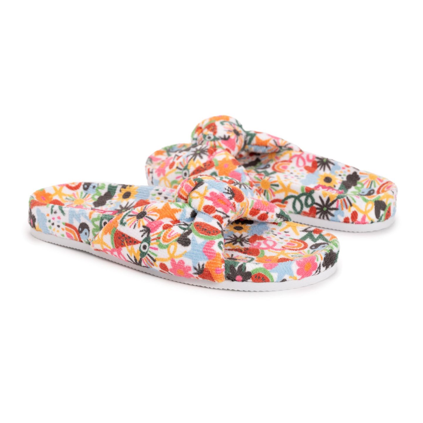 Женские тапочки MUK LUKS Nura Slide Slipper, цвет: Разноцветный — фото 6