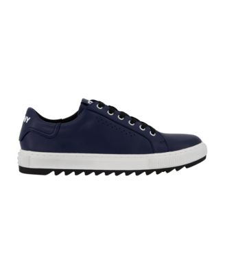 Men's Smooth Leather Sawtooth Sole Sneakers