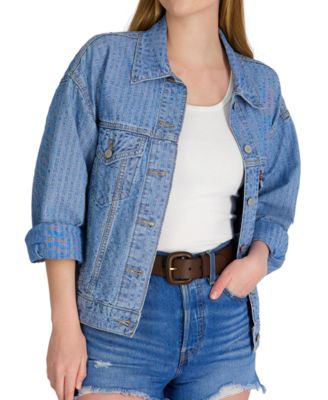 Levi's Women's Leather Wrapped Buckle Belt