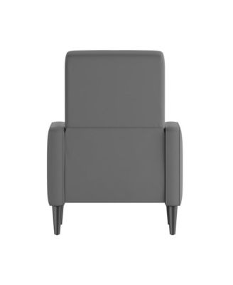 One Pack Tufted Upholstery Darcy Mid-Century Modern Ergonomic Push Back Recliner Chair