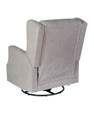 Abby 3-In-1 Wingback Manual Recliner Rocker Swivel Glider Chair