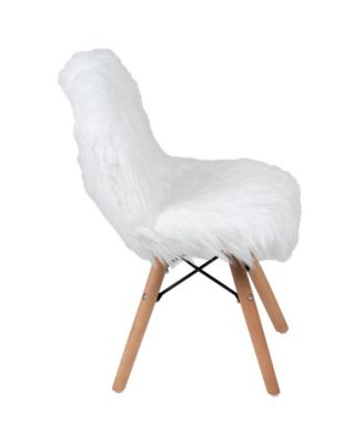 4 Pack Kids Shaggy Dog Accent Chair - Desk Chair - Playroom Chair