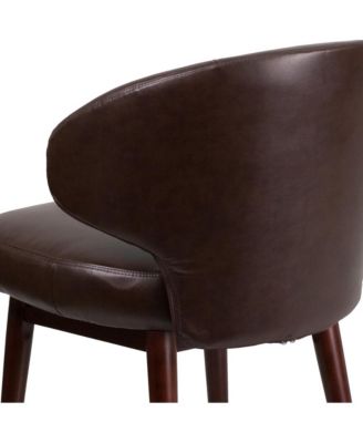 Ambrose Upholstered Accent Chair With Walnut Legs