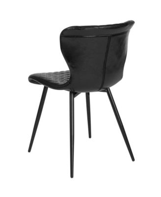 Contemporary Diamond Patterned Accent Dining Chair