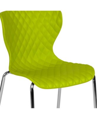 Contemporary Design Accent Dining Plastic Stack Chair