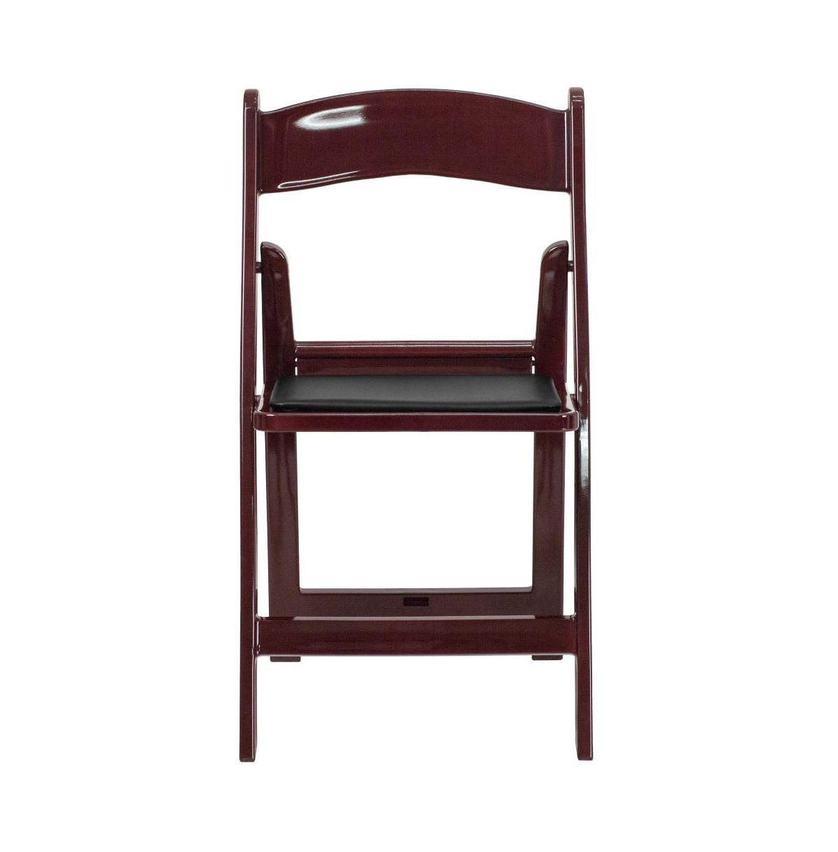 Emma+Oliver Set Of 4 800 Lb Weight Capacity Indoor/Outdoor Resin Folding Chairs